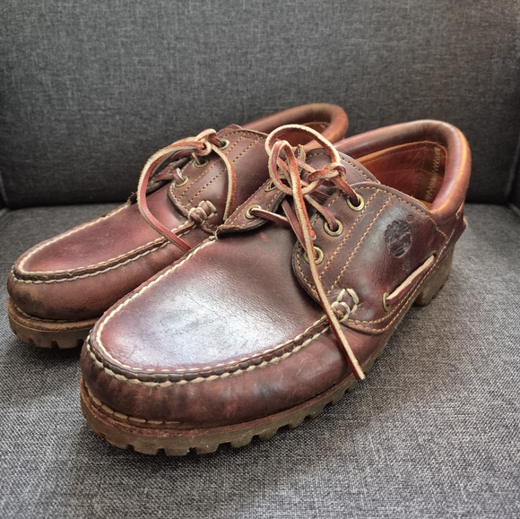 Timberland Brown Leather Boots - Picture 2 of 9